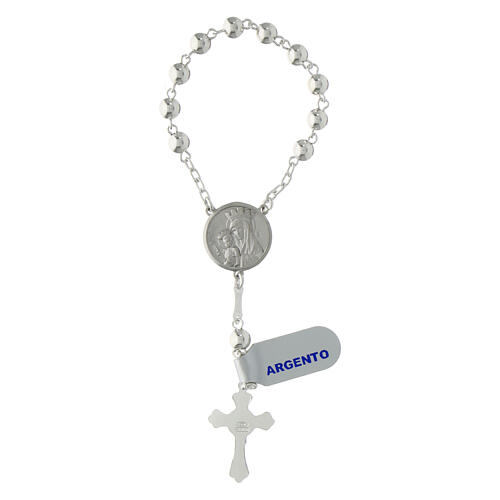 Decade rosary Jubilee 2025 Mater Ecclesiae enamel in 925 silver 3