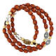 Wooden rosary of Our Lady of Graces, elastic bracelet for teens s1