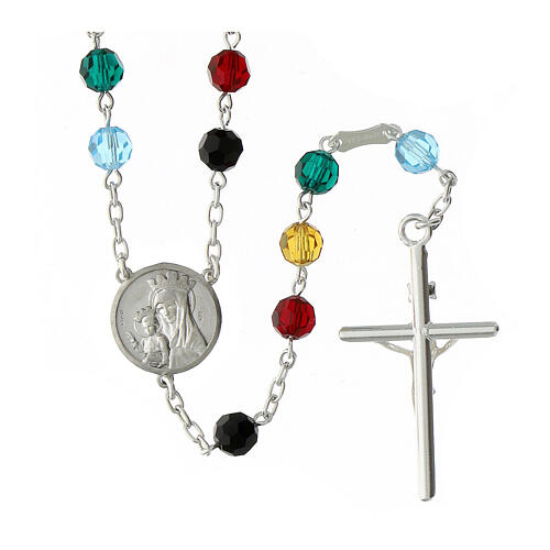 Rosary of 2025 Jubilee, 925 silver and enamel, 0.2 in Preciosa crystals 3