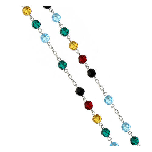 Rosary of 2025 Jubilee, 925 silver and enamel, 0.2 in Preciosa crystals 4