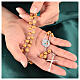 Olivewood rosary of 2025 Jubilee, 0.2 in beads and 925 silver medal s2