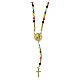 Jubilee Rosary 2025 golden cord with 925 silver enamel and crystals s1