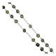 Miraculous rosary 925 silver faceted Mexican agate beads 6 mm s3