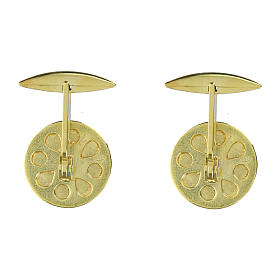 Gemelli Pax argento 925 dorato 20 mm
