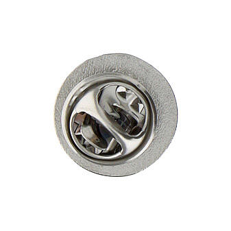 Broche Jubileo 2025 plata 925 logotipo neutral redonda 15 mm 3