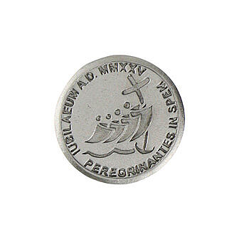 Pin Jubileu prata 925 logótipo gravado 15 mm 1