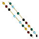 Gold plated silver rosary of the 2025 Jubilee with 0.02 in Preciosa beads s4