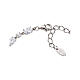 Pulsera zircones blancos ovalados Amen plata 925 s2