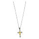 Collana argento 925 croce calice dorato comunione Agios s1