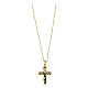 Collana dorata croce albero vita argento 925 Agios s1
