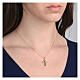 Collana dorata croce albero vita argento 925 Agios s2