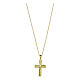 Collana dorata croce albero vita argento 925 Agios s3