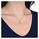 Collana dorata Agios Madonna Miracolosa argento 925 s2