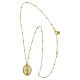 Collana dorata Agios Madonna Miracolosa argento 925 s4