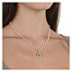 Collana perle dorata Agios Madonna Miracolosa argento 925 s2