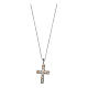 Collier argent 925 croix arbre de vie Agios s1