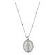925 silver necklace by Agios with Miraculous Medal s1