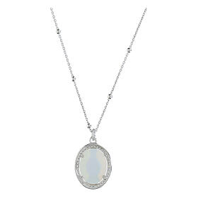 Collier argent 925 Agios Vierge Miraculeuse