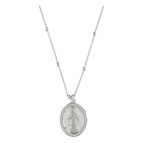 Collier argent 925 Agios Vierge Miraculeuse 1