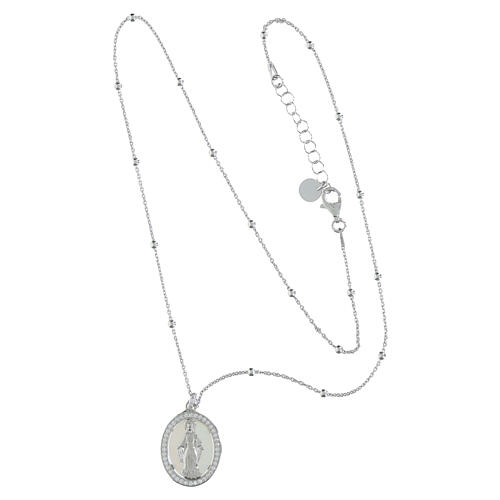 Collier argent 925 Agios Vierge Miraculeuse 3