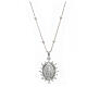 Collana Madonna Miracolosa argento 925 zirconi Agios s1