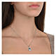 Collana Madonna Miracolosa argento 925 zirconi Agios s2