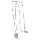 Colar Medalha Milagrosa prata 925 zircões Benedictus s5