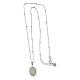 925 Silver Miraculous Mary Necklace with Zircons by Agios s4