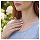 Collier argent 925 Nativité zircons Benedictus s2