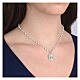 Collana perle argento 925 Agios Madonna Miracolosa s2