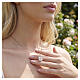 Collar rosado Benedictus Virgen Milagrosa plata 925 s2