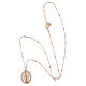 Collana rose' Agios Madonna Miracolosa argento 925 s4