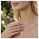 Collier or rosé Nativité zircons argent 925 Benedictus s2