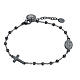 Jubilee 2025 Bracelet black steel Miraculous Medal s1