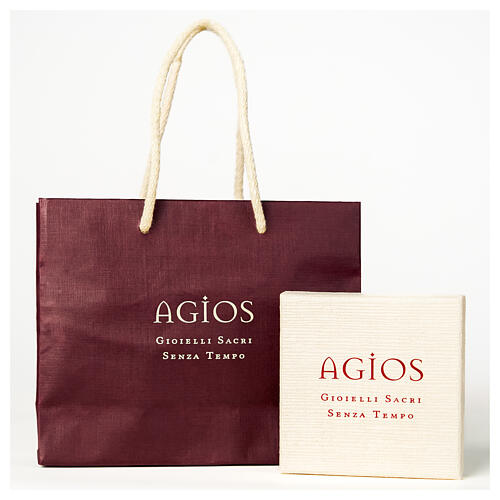 Jubilee 2025 necklace by Agios, gold plated 925 silver and rhinestones 5