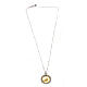 Jubilee 2025 necklace by Agios, gold plated 925 silver and rhinestones s4
