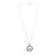 Jubilee 2025 necklace with white zircons 925 silver, Agios s2