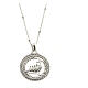 Jubilee 2025 necklace with white zircons 925 silver, Agios s1
