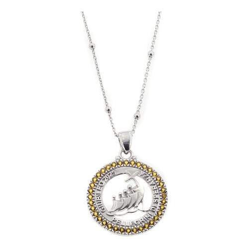 Jubilee 2025 necklace yellow zircon 925 silver, Agios 1