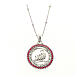Jubilee 2025 necklace red zircon 925 silver, Agios s1