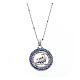 Agios necklace with blue rhinestones, Jubilee 2025, 925 silver s1