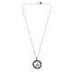 Agios necklace with blue rhinestones, Jubilee 2025, 925 silver s2