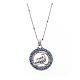 Agios necklace with blue rhinestones, Jubilee 2025, 925 silver s1