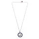Collier zircons bleus Jubilé 2025 argent 925 Agios s4