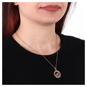 Collana Giubileo 2025 argento rosé Agios gioielli