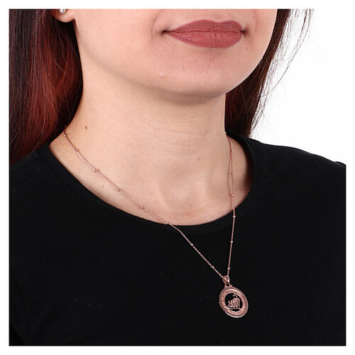 Collana Giubileo 2025 argento rosé Agios gioielli 2