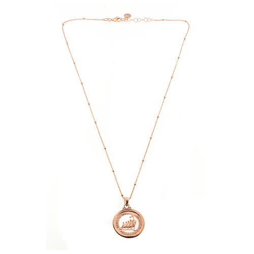Collana Giubileo 2025 argento rosé Agios gioielli 4