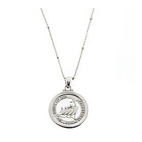 Collana Giubileo argento 925 rodiato Agios