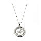 Collana Giubileo argento 925 rodiato Agios s1
