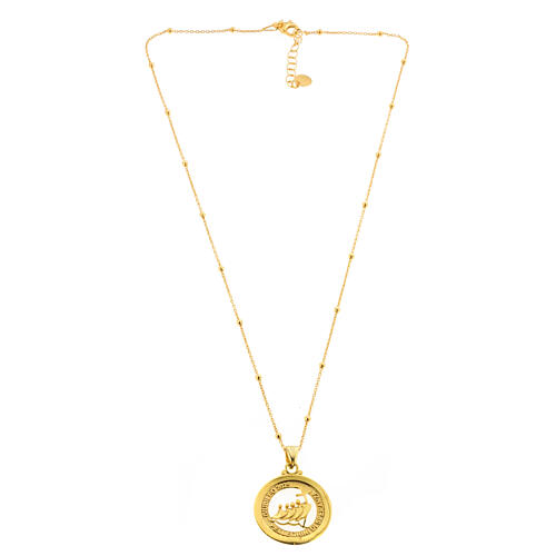 Jubilee 2025 necklace of gold plated 925 silver by Agios 2